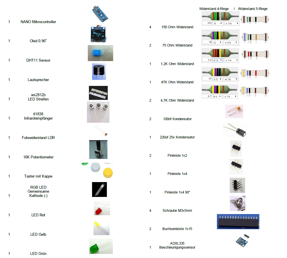 Nr. 53 - Drucksensor RFP602 für Arduino - Funduino - Kits und Anleitungen  für Arduino